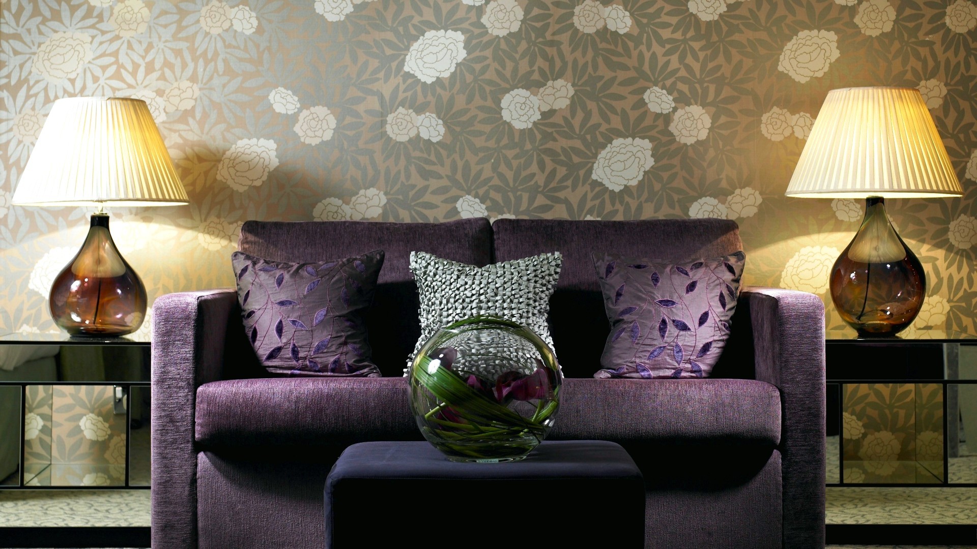 picture: lamp, furniture, interior, sofa (image)