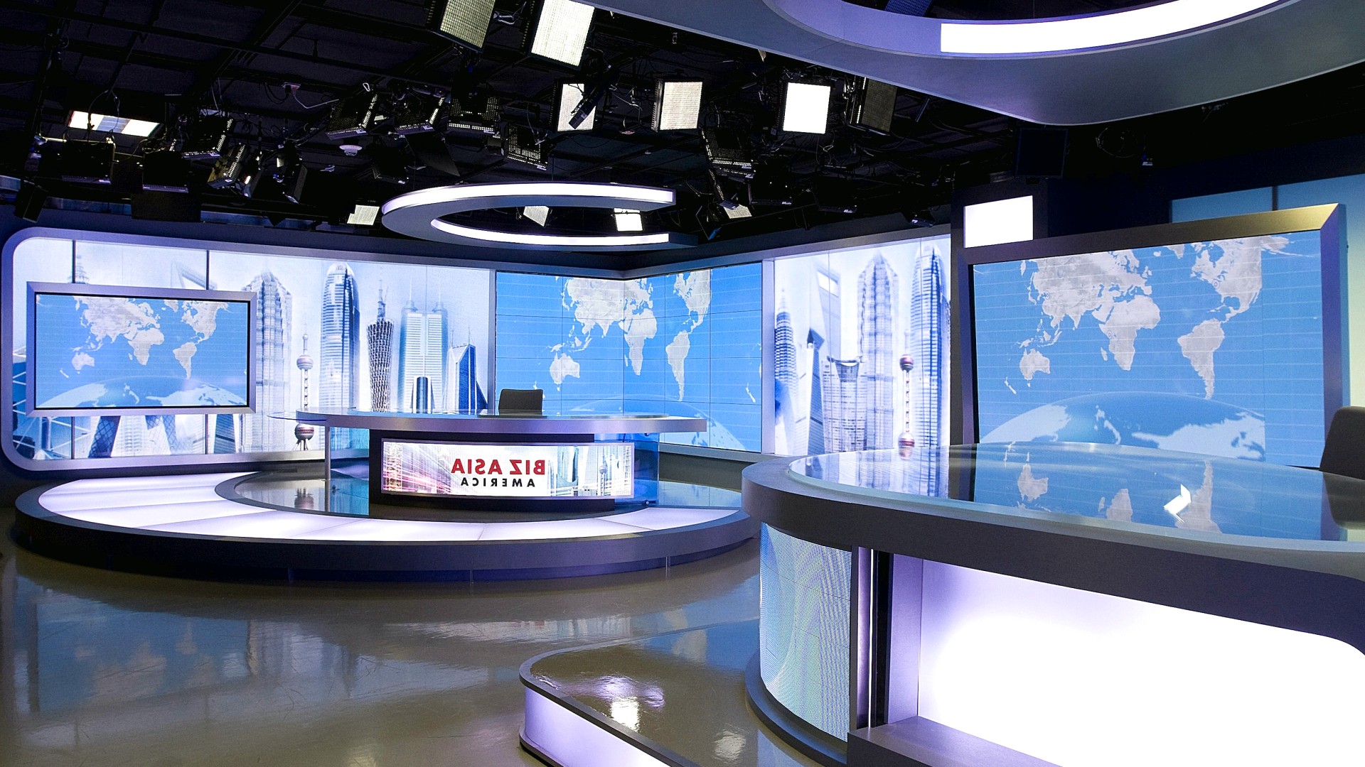 picture: studio de televiziune, interior, design, stil (image)