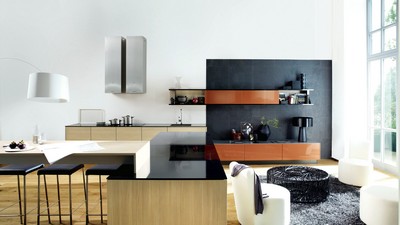 cocina, interior, muebles - image